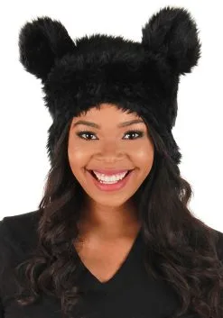 Elope Black Bear Adult Plush Costume Hat
