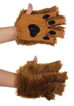 Elope Brown Fingerless Adult Paws