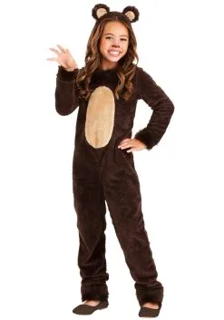 Fun Costumes Girl's Brown Bear Costume