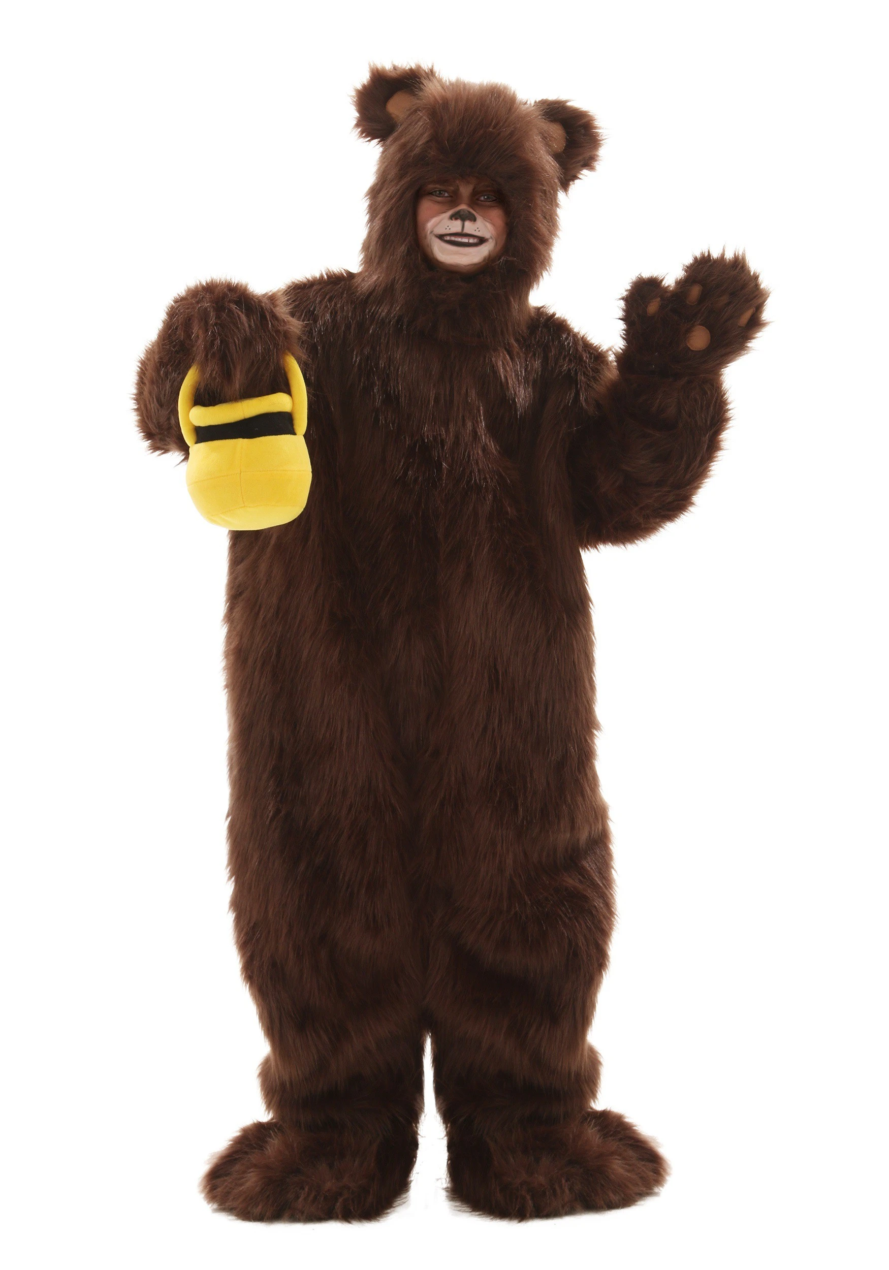 Fun Costumes Deluxe Furry Brown Bear Kid's Costume