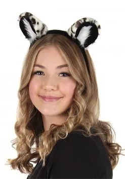 Elope Deluxe Snow Leopard's Ears Headband