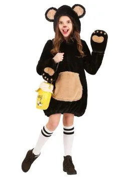 Fun Costumes Cozy Brown Bear Costume For Girls