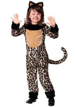 Fun Costumes Girls Deluxe Leopard Costume