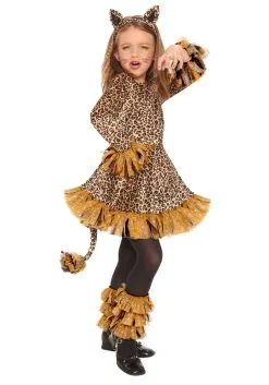 LF Products Pte. Ltd. Girls Leopard Costume