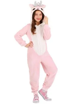 Fun Costumes Pink Deer Costume For Girls
