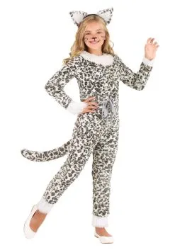 Fun Costumes Girls Snow Leopard Costume