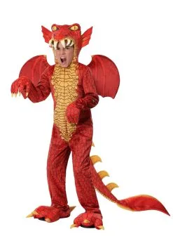 Fun Costumes Child's Deluxe Red Dragon Costume