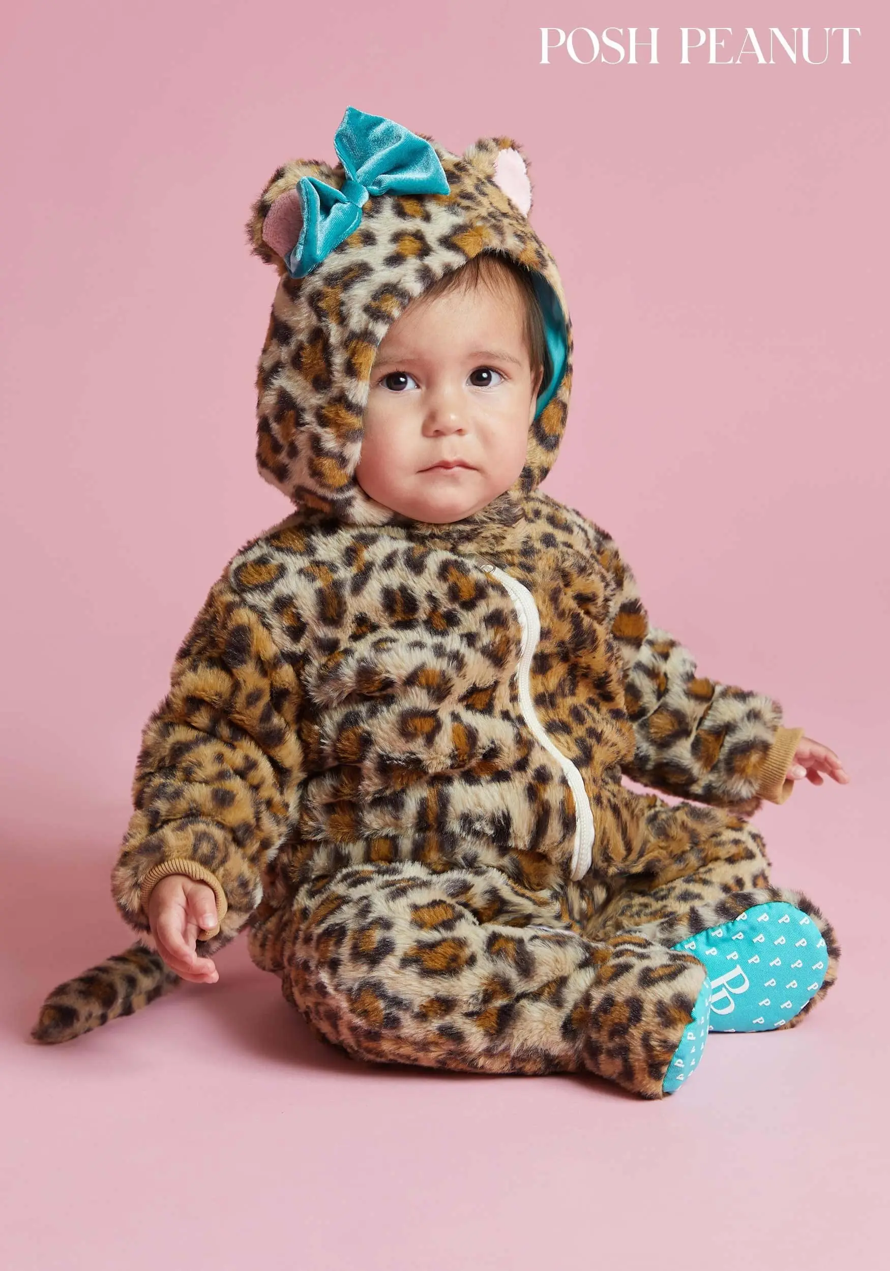 M&R TOY CO., LTD Posh Peanut Lana Leopard Costume For Infants