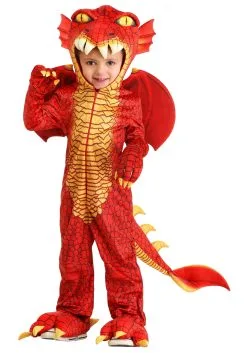 Fun Costumes Toddler Red Dragon Deluxe Costume
