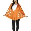 Fun World Women's Hooded Deer Poncho