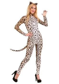 Boloparty Leopard Catsuit For Women